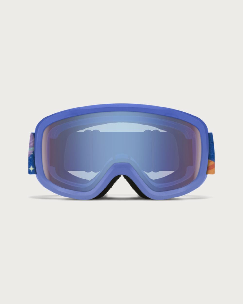 Kids Smith Snowday Goggles - Supernova Rockets Blue Sensor Mirror Goggles Smith