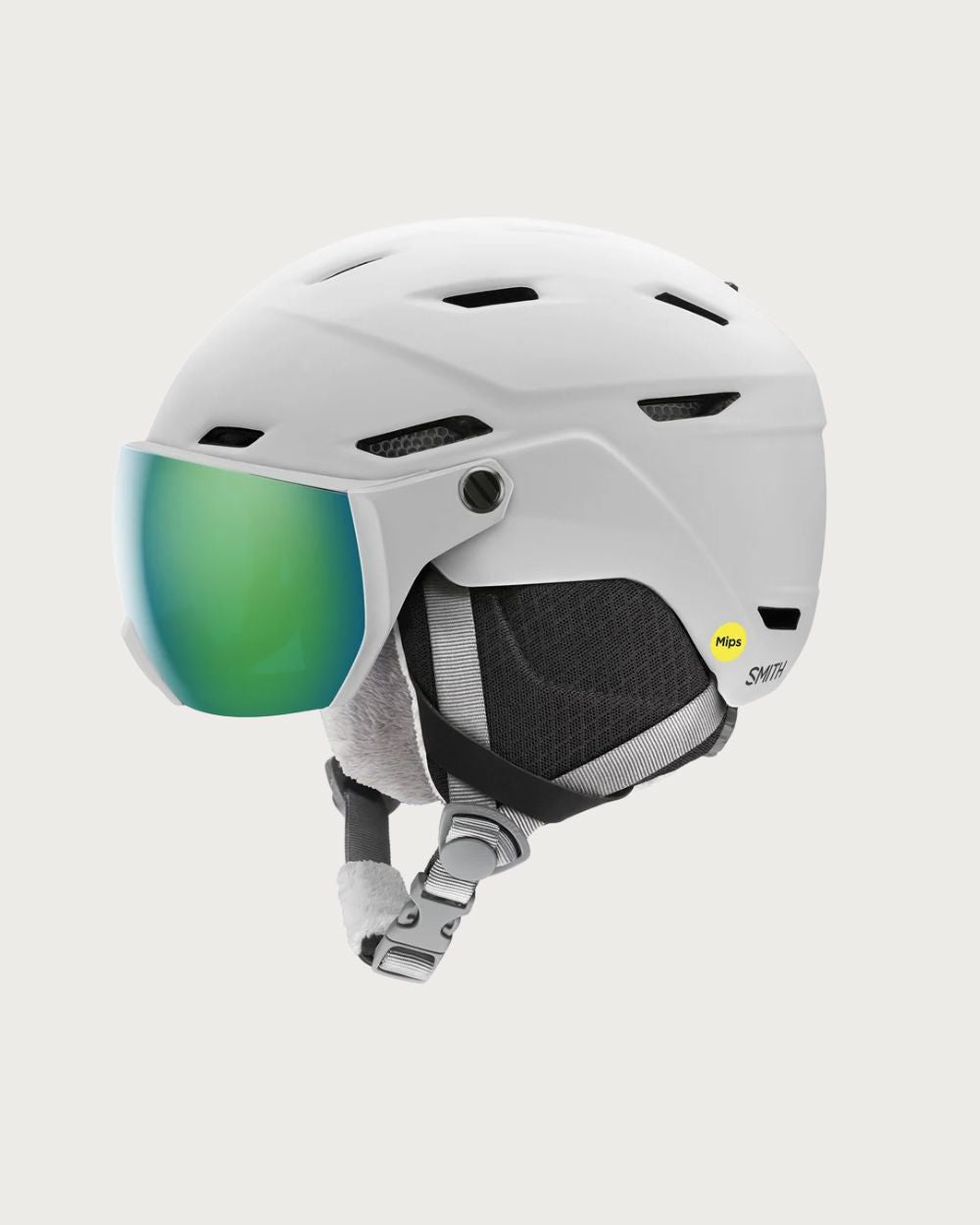 Kids Smith Survey Jr. MIPS Helmet - Matte White Helmets Smith