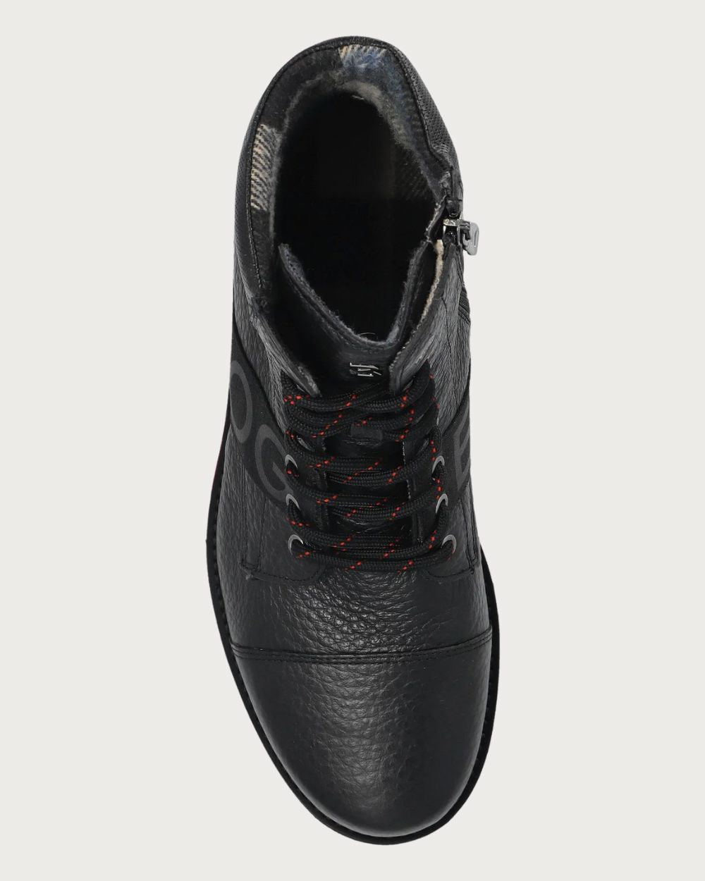 Mens Bogner Courchevel Boots - Black/Red Footwear Bogner