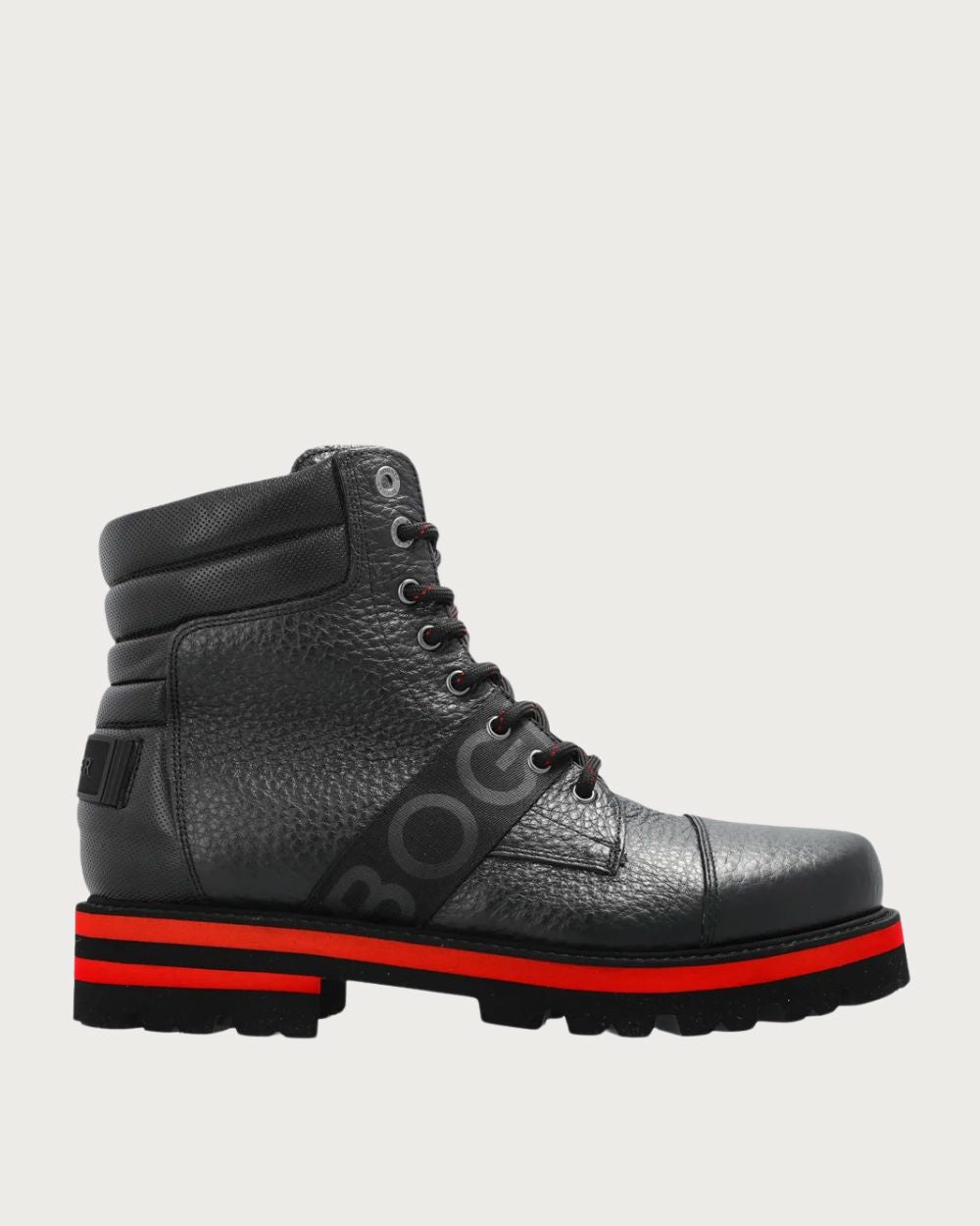 Mens Bogner Courchevel Boots - Black/Red Footwear Bogner EU 42