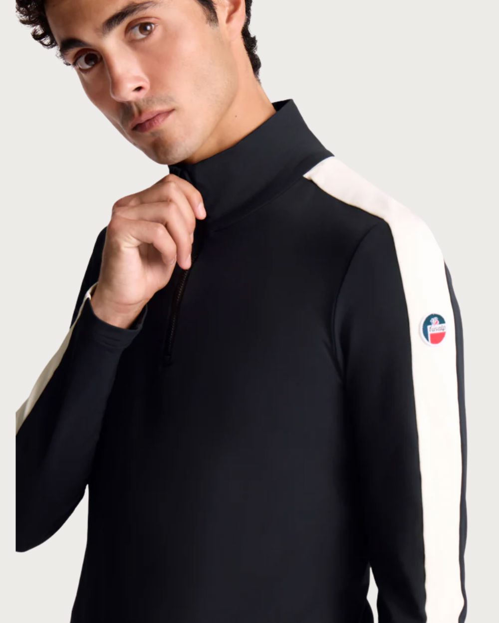 Mens Fusalp Alpille Thermal - Noir/Neige Thermals Fusalp