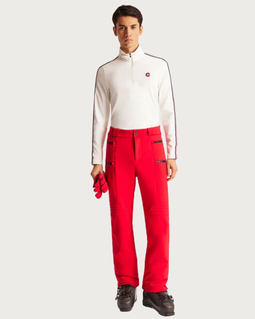 Mens Fusalp Mario Thermal - White Thermals Fusalp