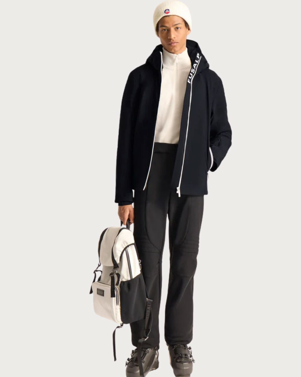 Mens Fusalp Power III Jacket - Black/Neige Jackets Fusalp