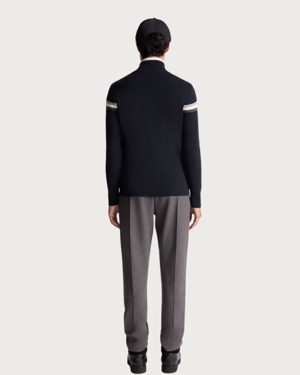 Mens Fusalp Wengen Sweater - Marin/Silice Mid Layers Fusalp