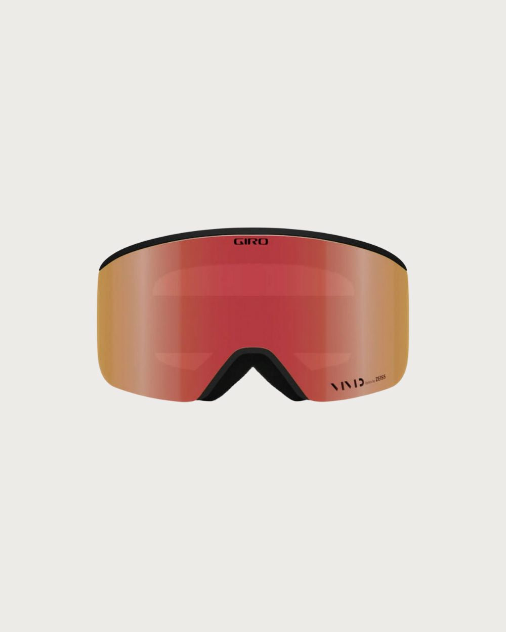 Mens Giro Axis (Asian Fit) Goggles - Black Wordmark Vivid Ember Goggles Giro