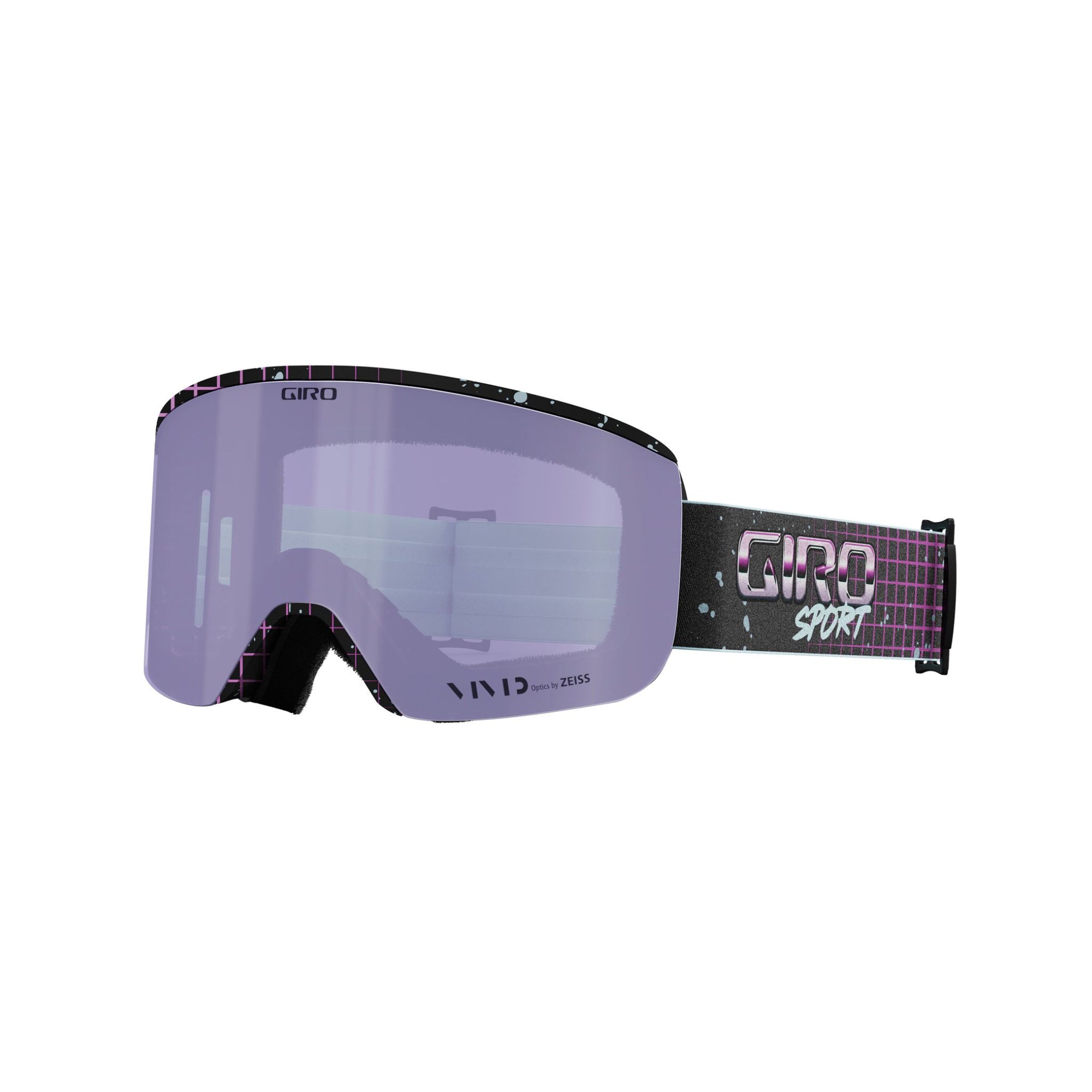 Mens Giro Axis (Medium Fit) Goggles - Purple Syndrome Vivid Haze Goggles Giro 