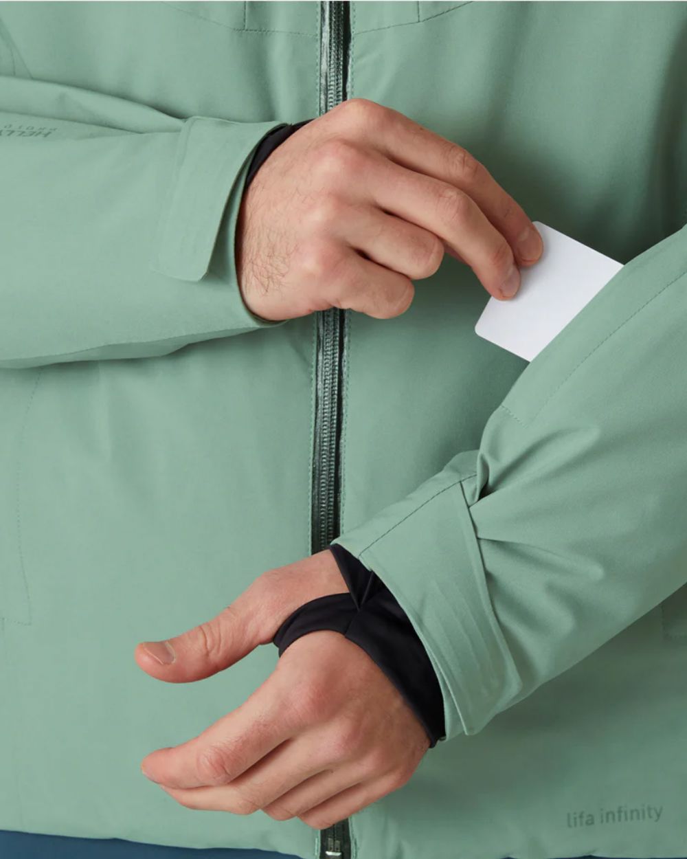 Mens Helly Hansen Alpha Infinity Jacket - Cactus Jackets Helly Hansen