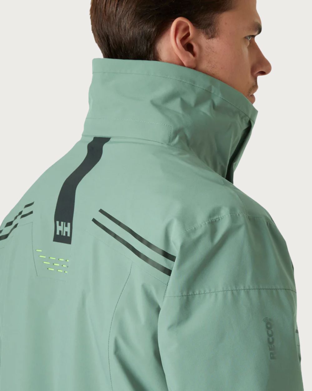 Mens Helly Hansen Alpha Infinity Jacket - Cactus Jackets Helly Hansen