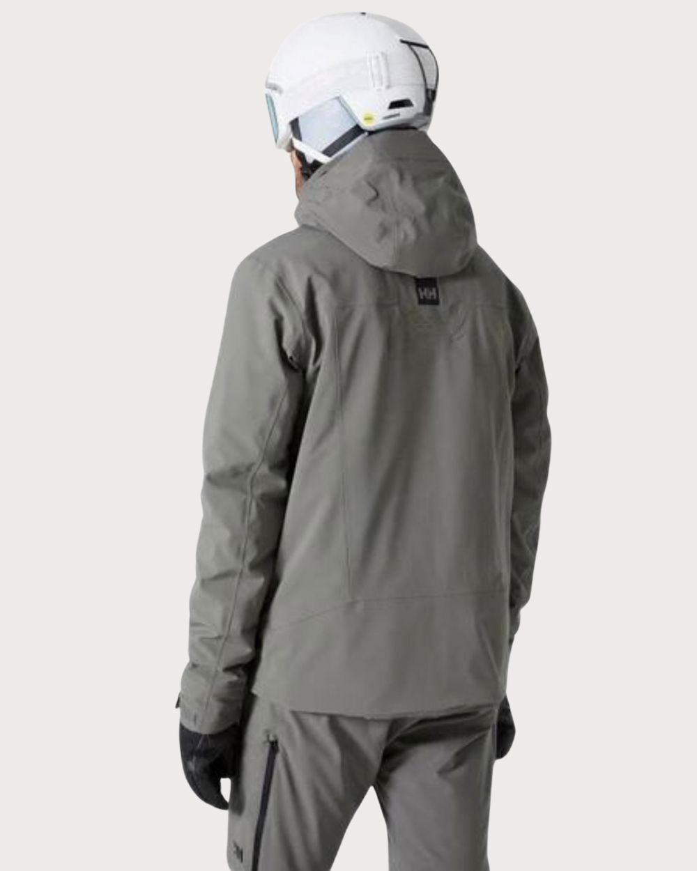 Mens Helly Hansen Alpha Lifaloft Jacket - Concrete Jackets Helly Hansen