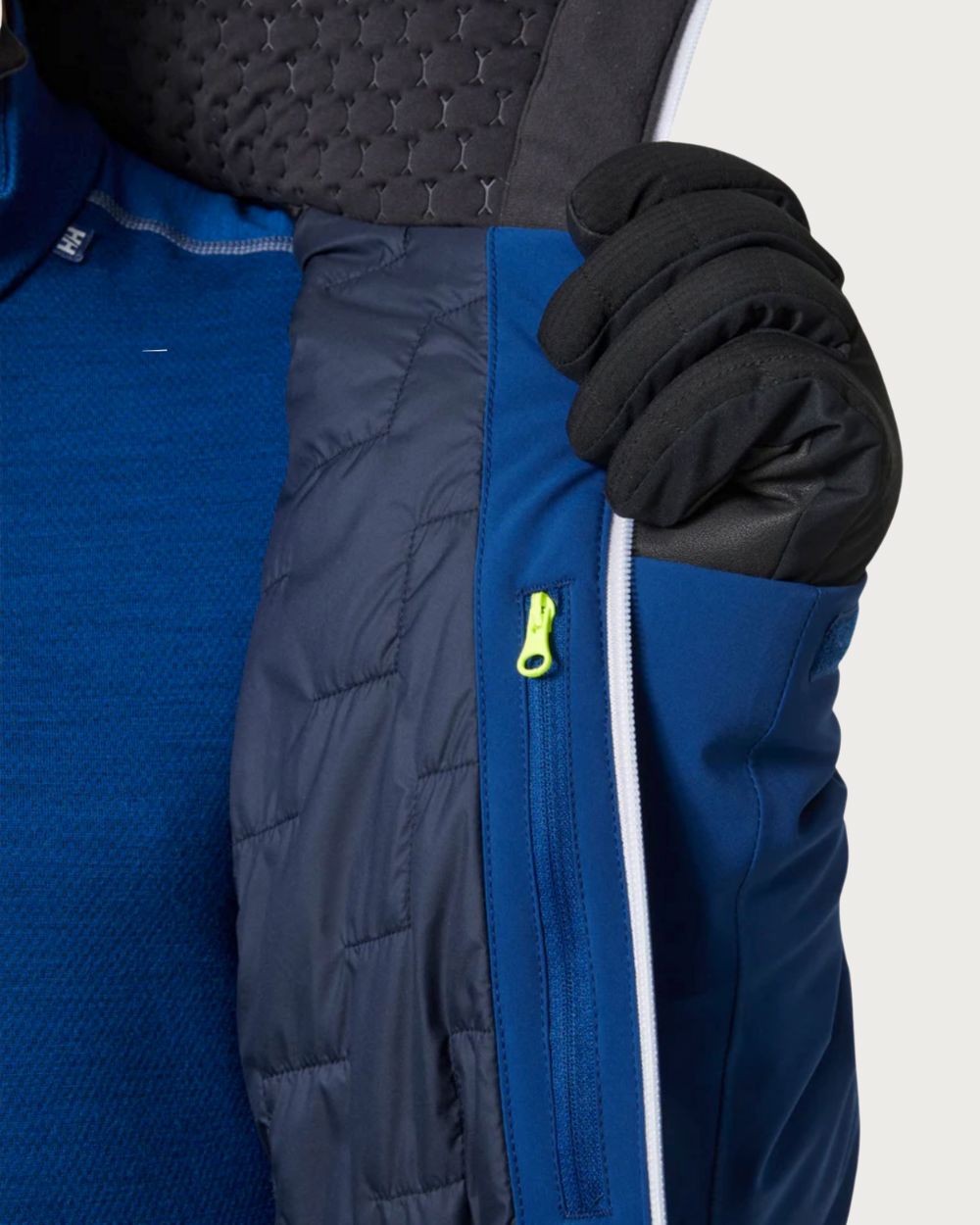 Mens Helly Hansen Alpha Lifaloft Jacket - Deep Fjord Jackets Helly Hansen