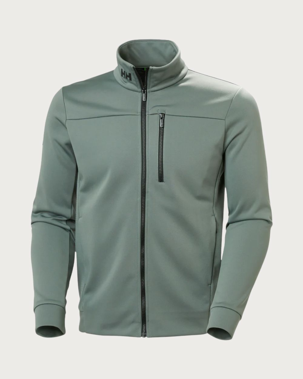 Mens Helly Hansen Crew Fleece - Grey Cactus Mid Layers Helly Hansen