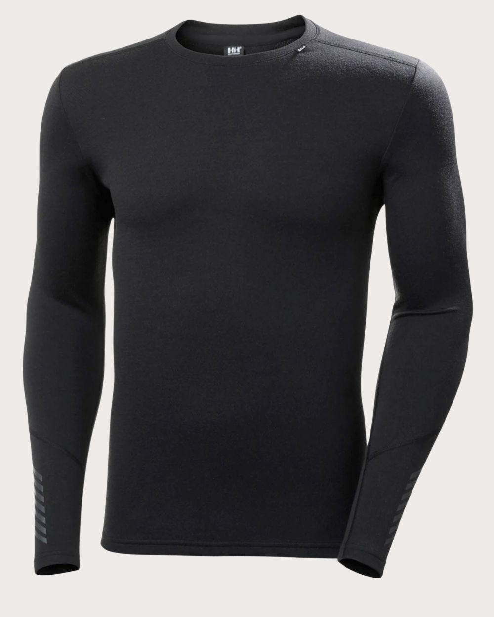 Mens Helly Hansen LIFA Merino Midweight (225g) Thermal Top - Black Thermals Helly Hansen S INTL / S AU