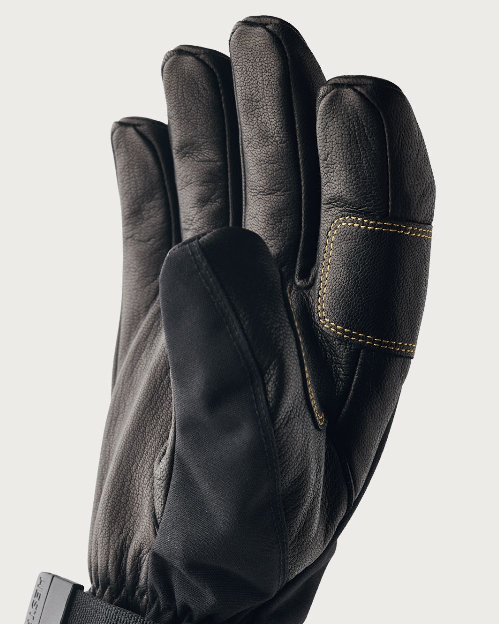 Mens Hestra Army Leather Gore-Tex Glove - Black / Black Gloves Hestra