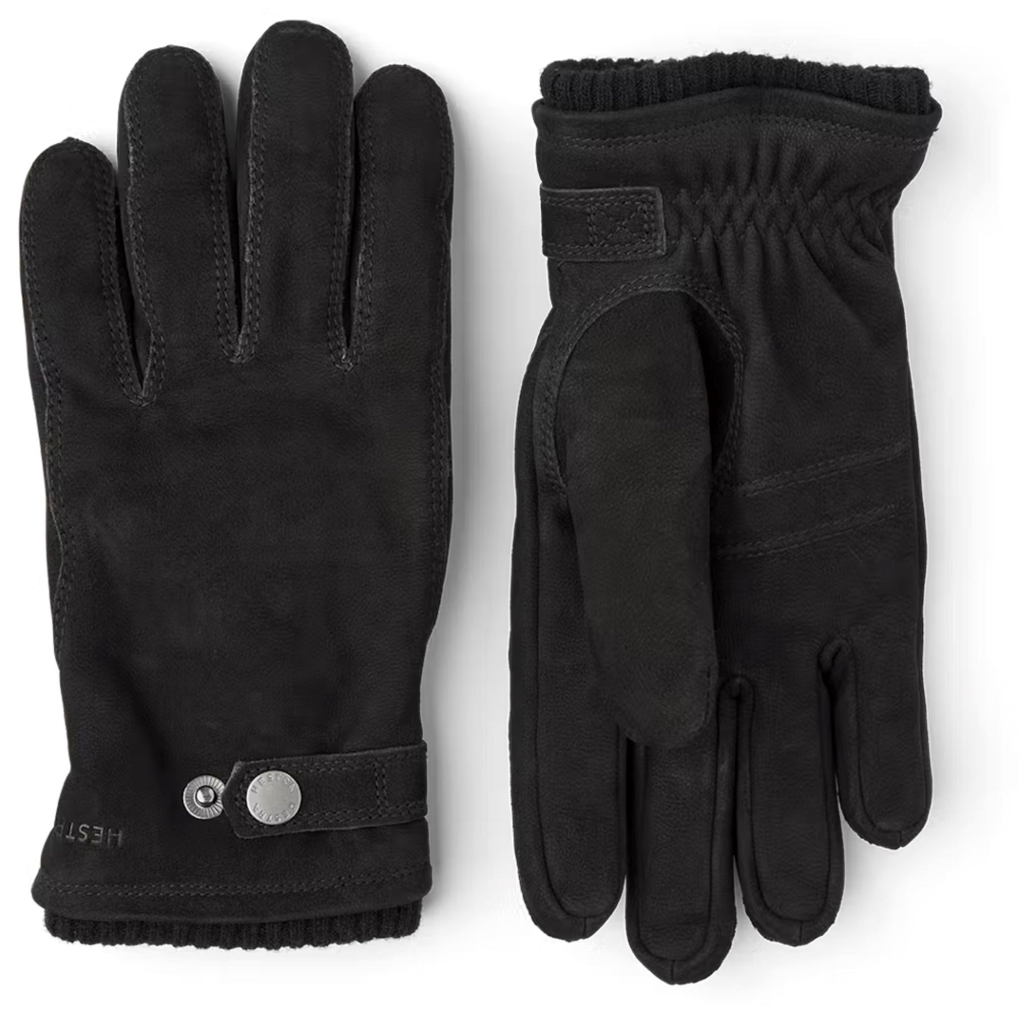 Mens Hestra Bergvik Nubuck Primaloft Glove - Black Après Gloves Hestra 7 (S) 