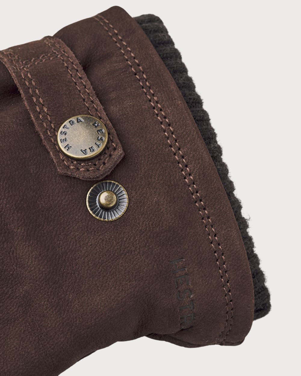 Mens Hestra Bergvik Nubuck Primaloft Glove - Espresso Après Gloves Hestra