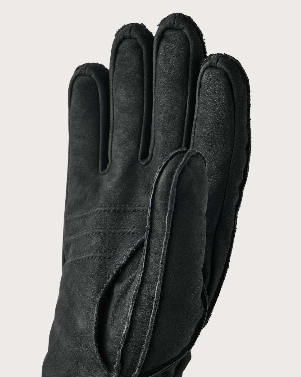 Mens Hestra Joar Nubuck Gloves - Black Après Gloves Hestra