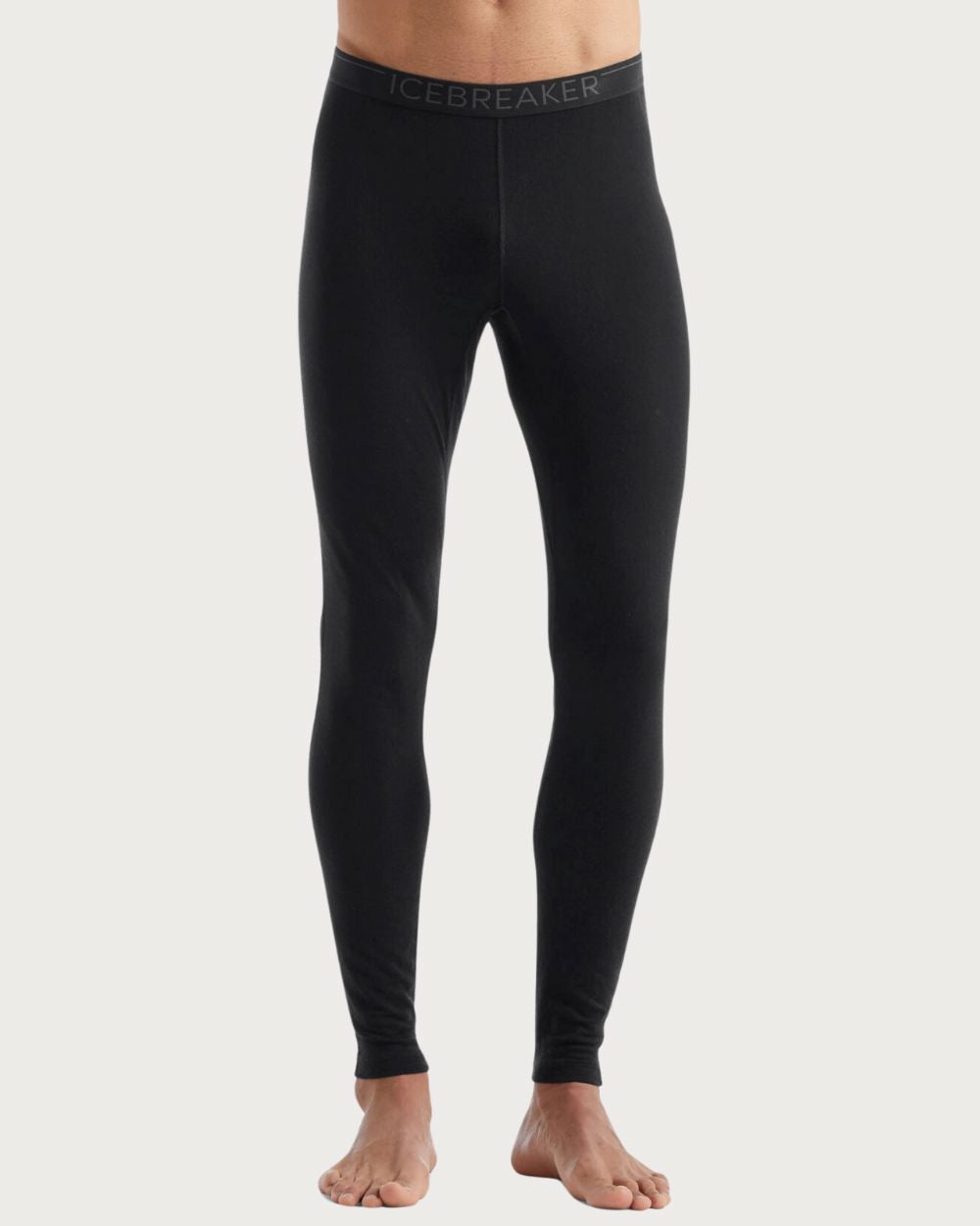 Mens Icebreaker Merino 200 Oasis Thermal Leggings - Black Thermals Icebreaker