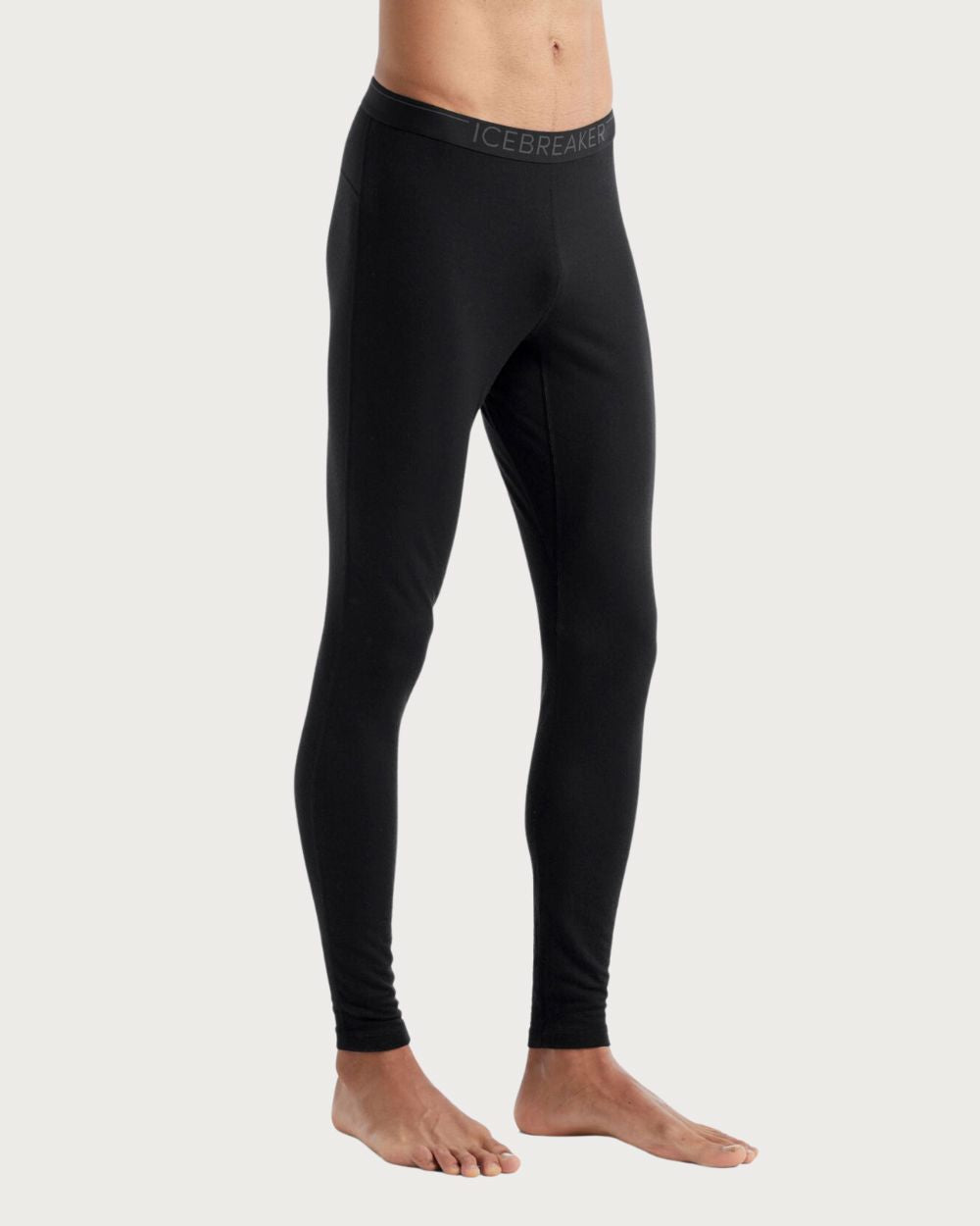 Mens Icebreaker Merino 200 Oasis Thermal Leggings - Black Thermals Icebreaker