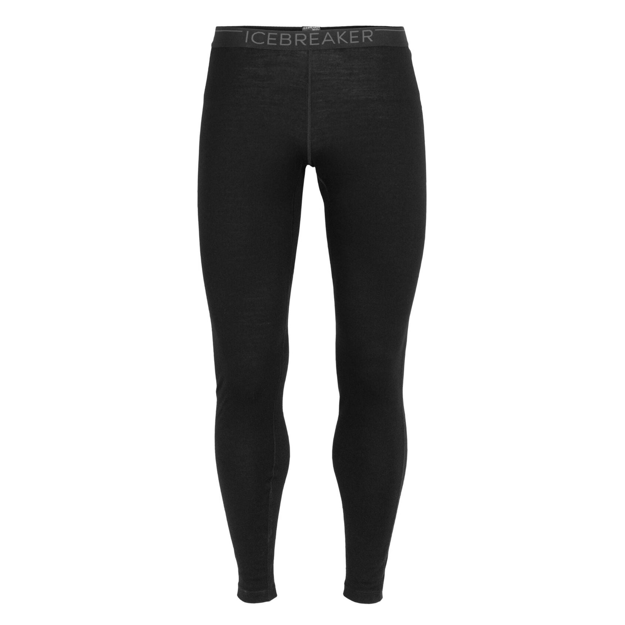 Mens Icebreaker Merino 260 Thermal Tech Leggings - Black Thermals Icebreaker