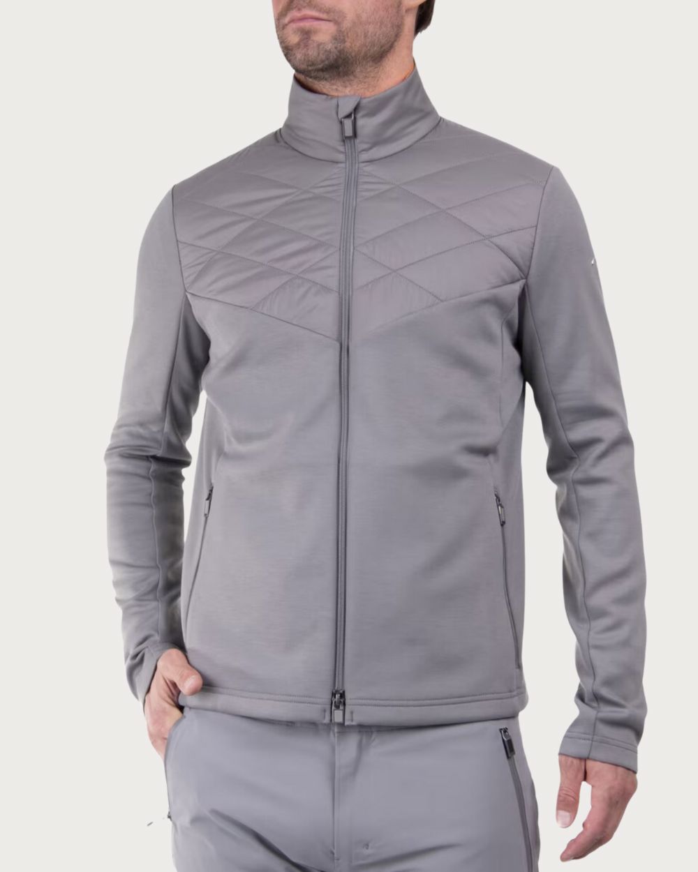 Mens Kjus Formula Midlayer Jacket - Pewter Mid Layers Kjus 48 INTL / S AU