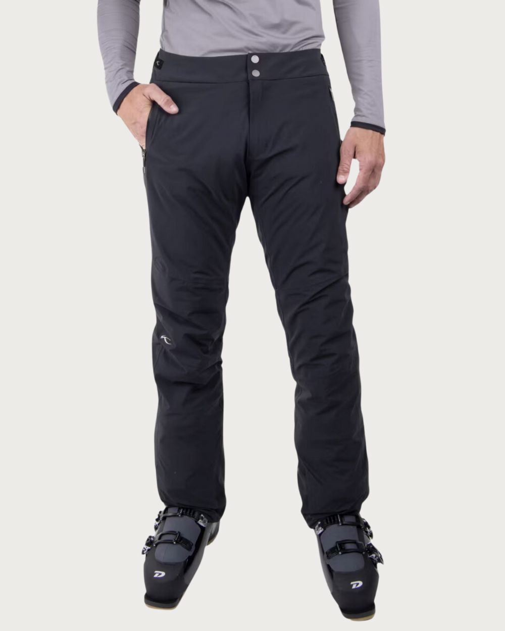 Mens Kjus Formula Pant (Short Length) - Black Pants Kjus