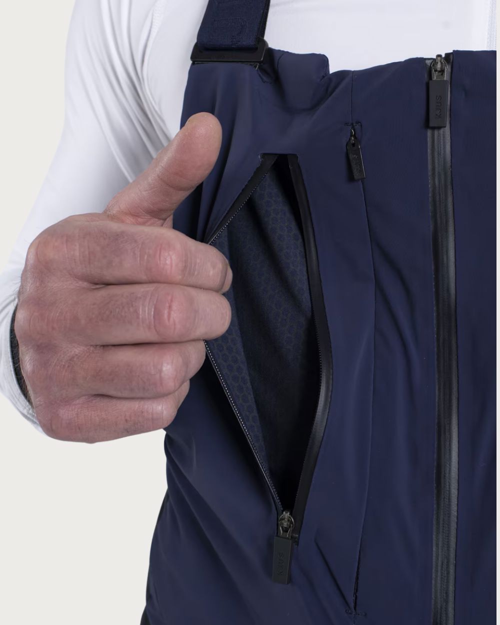 Mens Kjus Ligety Bib Pant - Navy Pants Kjus
