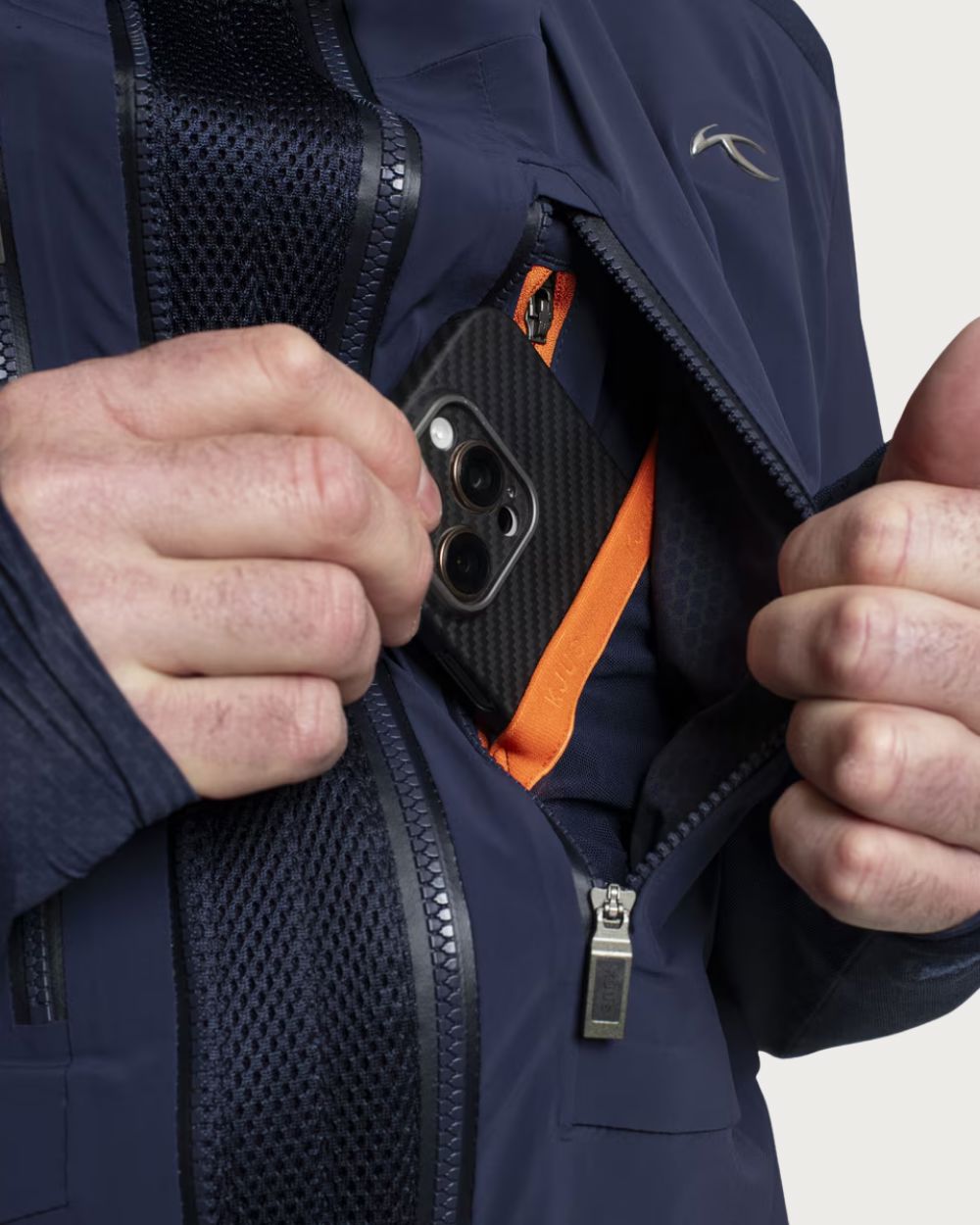 Mens Kjus Ligety HexAir Jacket - Navy Jackets Kjus