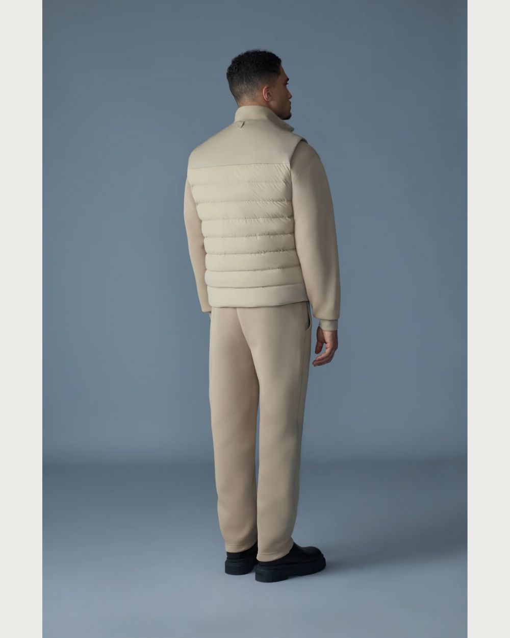 Mens Mackage Brody Vest - Light Camel Après | Travel Mackage