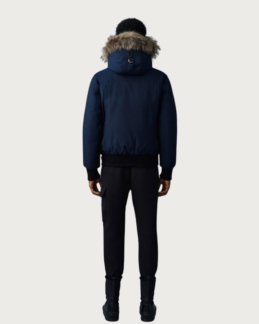 Mens Mackage Dixon-F 2-In-1 Nordic Bomber Jacket - Navy Après | Travel Mackage