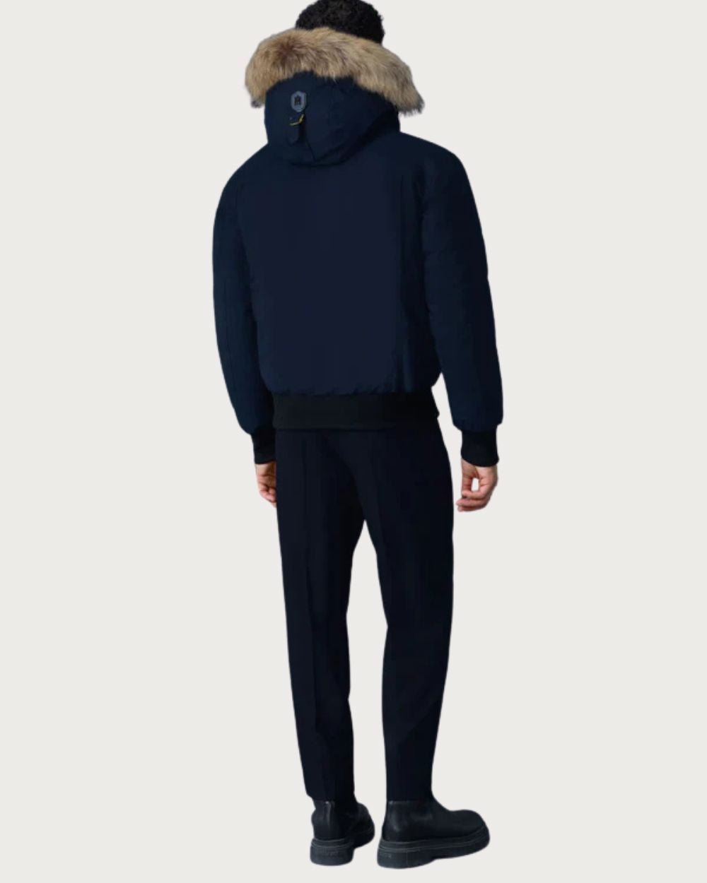 Mens Mackage Dixon-F 2-In-1 Nordic Bomber Jacket - Navy Après | Travel Mackage