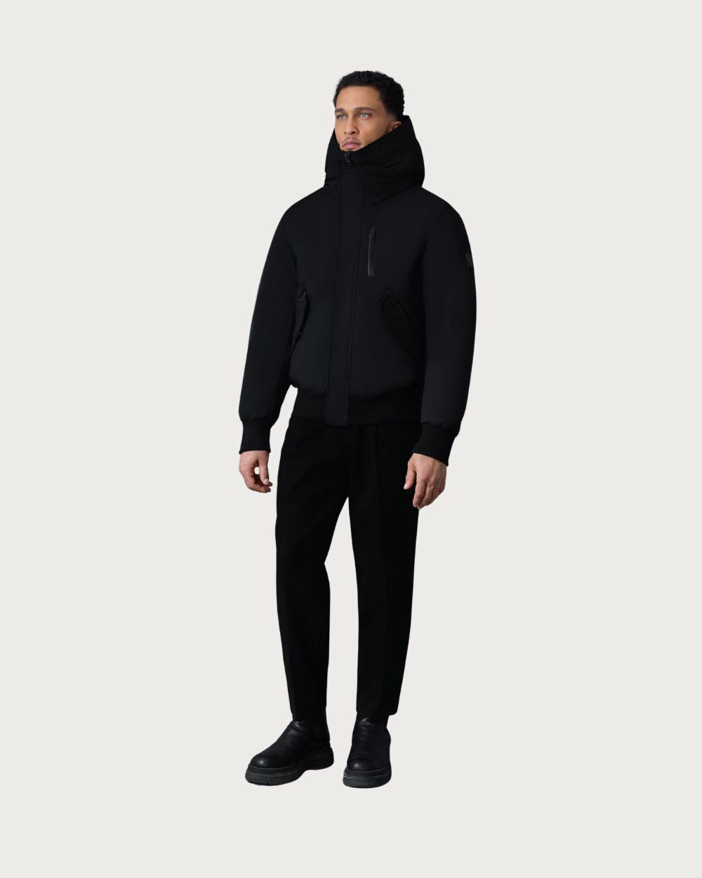 Mens Mackage Dixon-NFR 2-In-1 Bomber Down Jacket - Black Après | Travel Mackage