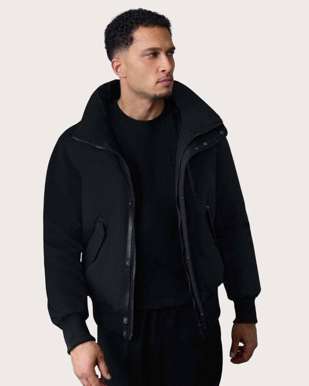 Mens Mackage Dixon-NFR 2-In-1 Bomber Down Jacket - Black Après | Travel Mackage
