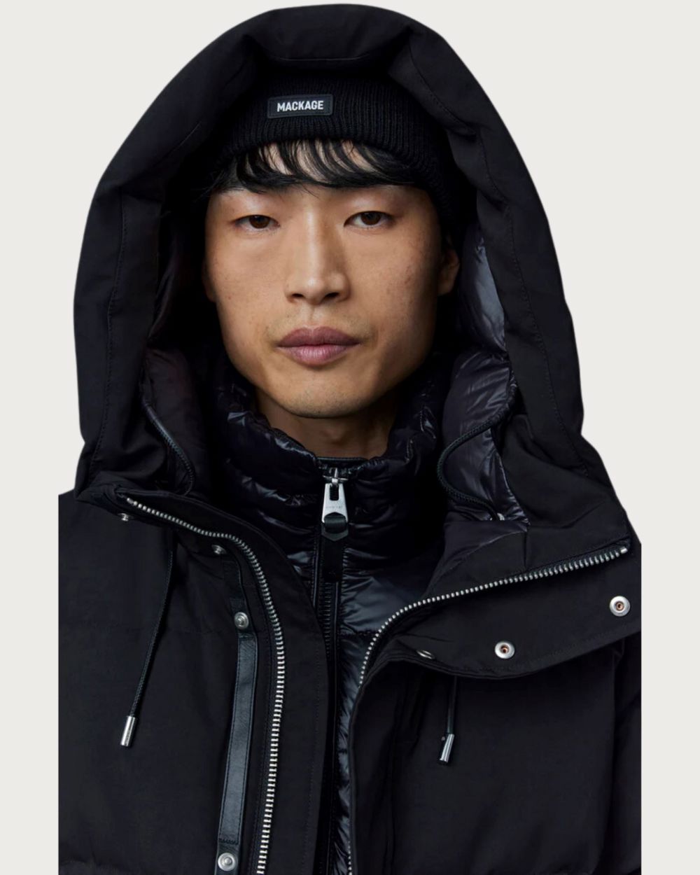 Mens Mackage Graydon 2-In-1 Down Jacket - Black Après | Travel Mackage