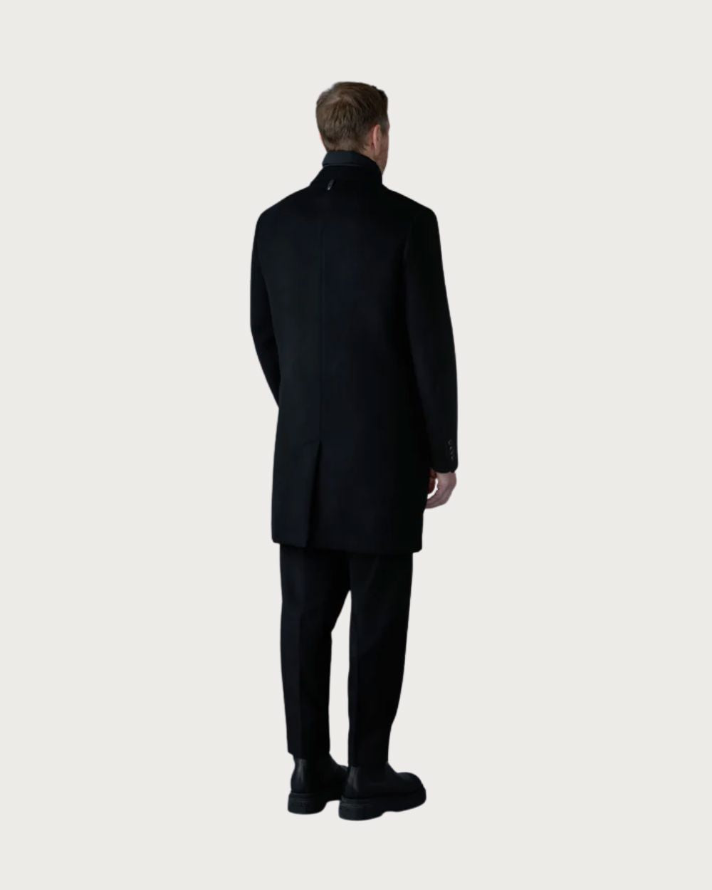 Mens Mackage Skai-SLBZ 3-in-1 Wool Coat - Black Après Jackets Mackage
