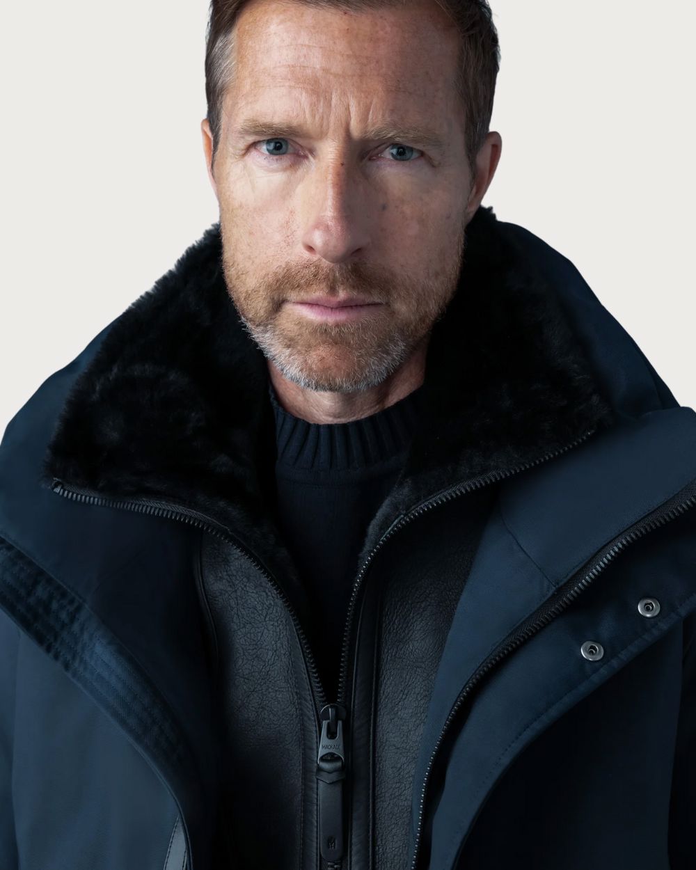 Mens Mackage Sullivan 2-In-1 Down Coat - Navy Après | Travel Mackage