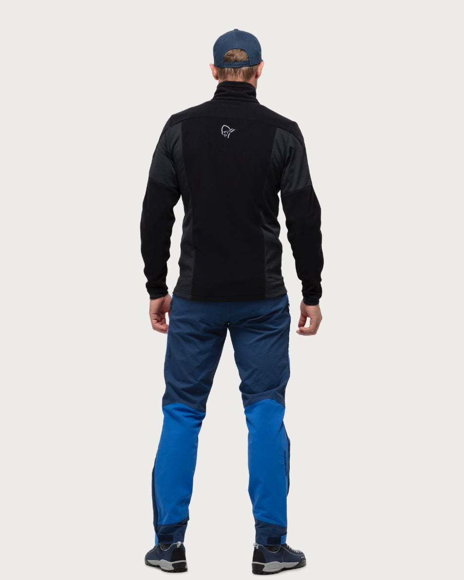 Mens Norrøna Falketind Warm1 Jacket - Caviar Black Mid Layers Norrøna