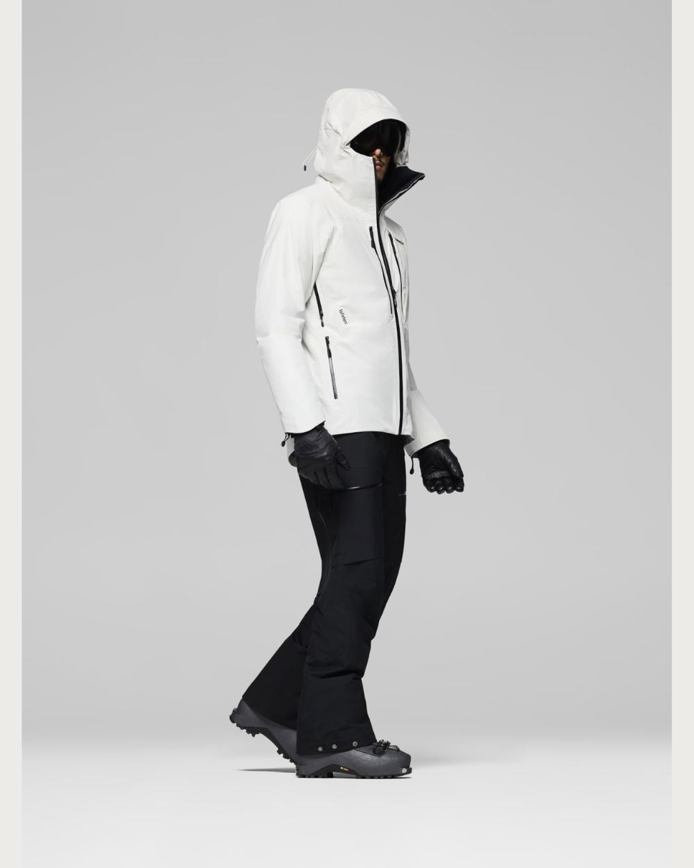 Mens Norrøna Lofoten Gore-Tex Insulated Jacket - White Whisper Jackets Norrøna
