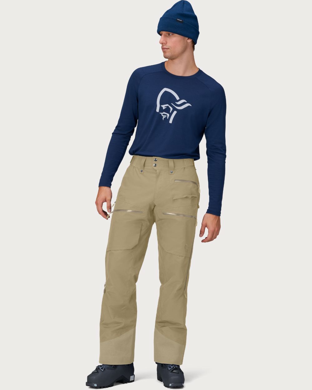 Mens Norrøna Lofoten Gore-Tex Insulated Pants - Winter Twig Pants Norrøna