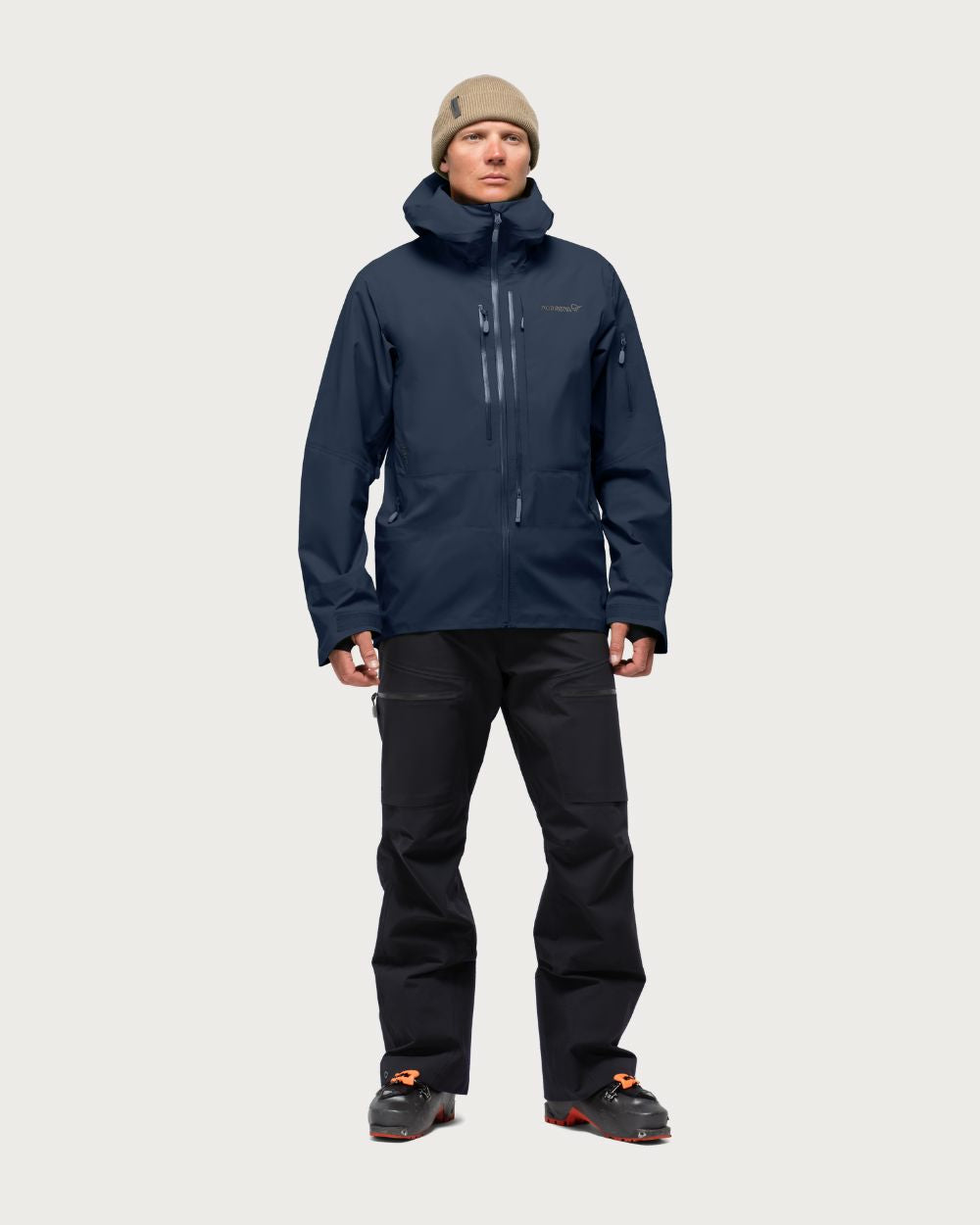 Mens Norrøna Lofoten Gore-Tex Pro Jacket - Indigo Night Jackets Norrøna