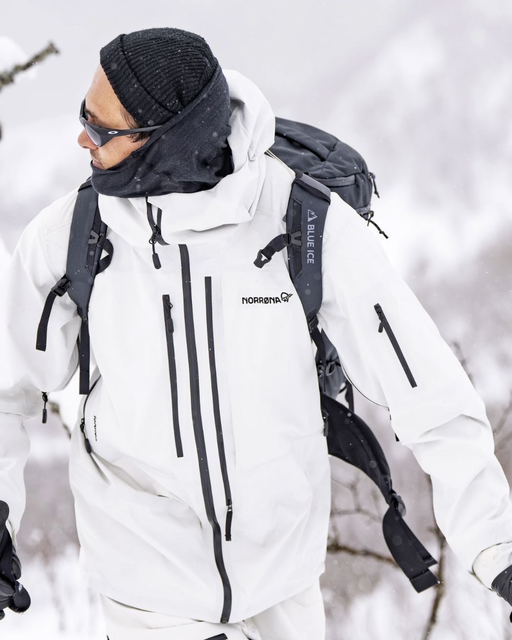Mens Norrøna Lofoten Gore-Tex Pro Jacket - Whisper White Jackets Norrøna