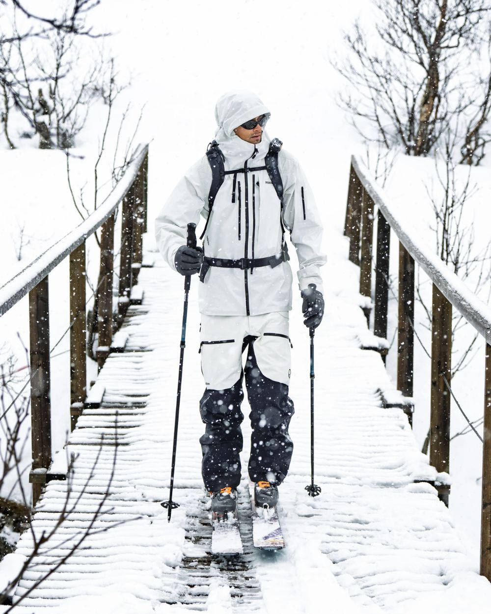 Mens Norrøna Lofoten Gore-Tex Pro Jacket - Whisper White Jackets Norrøna