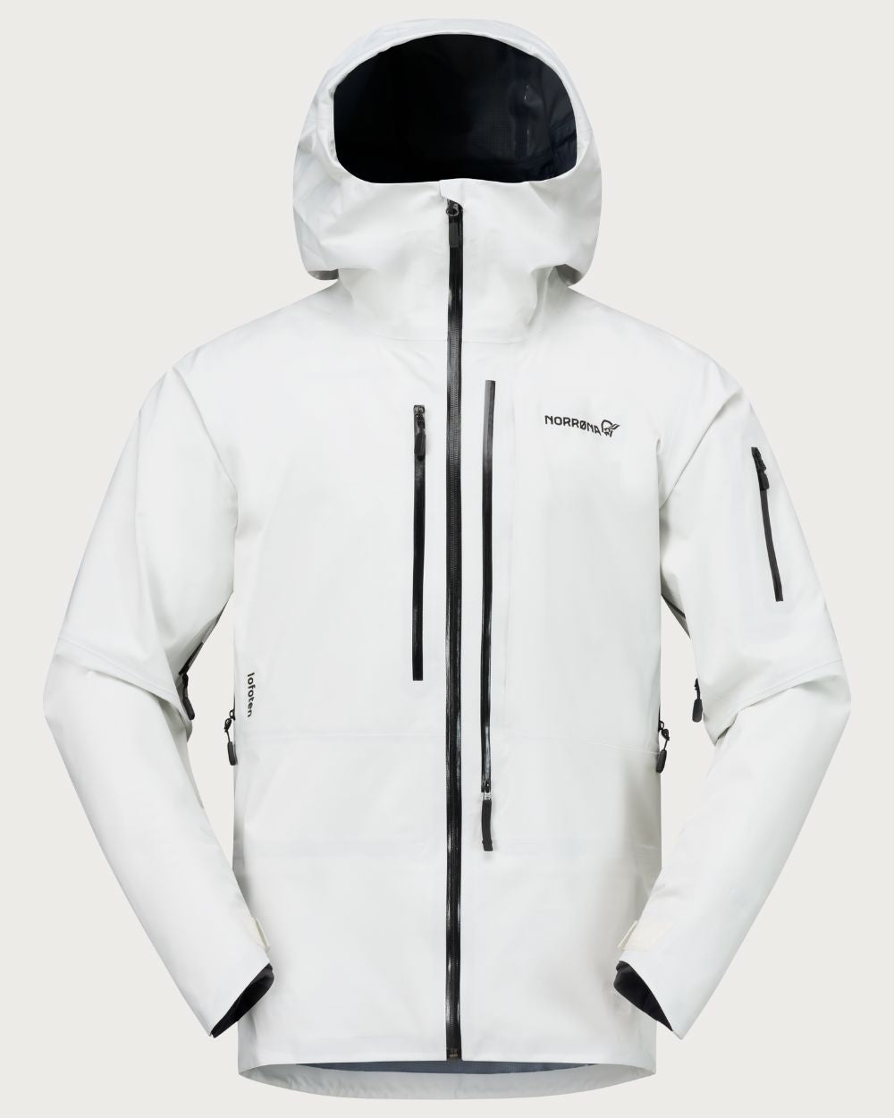 Mens Norrøna Lofoten Gore-Tex Pro Jacket - Whisper White Jackets Norrøna