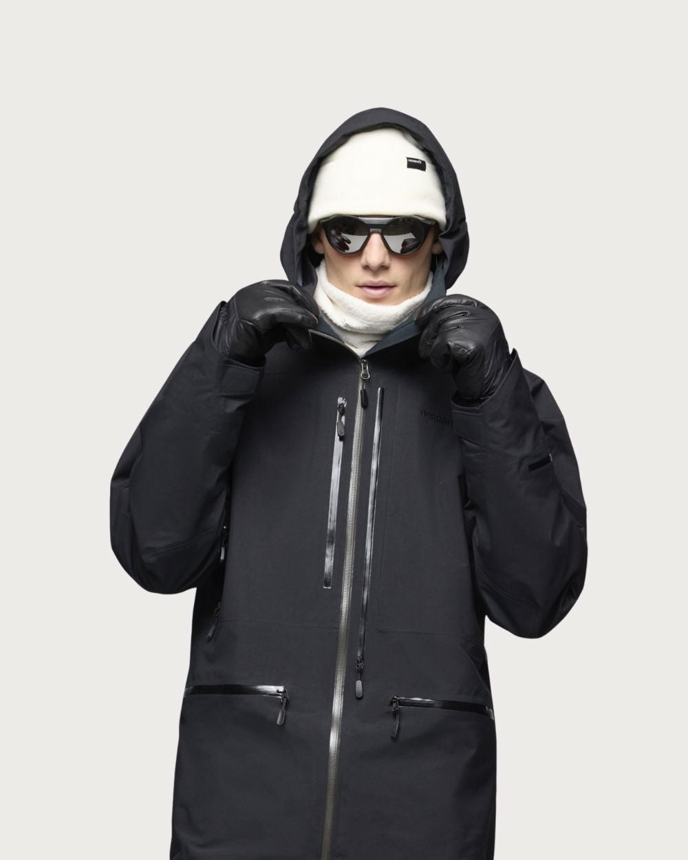 Mens Norrøna Lofoten Gore-Tex Pro Plus Jacket - Caviar Black Jackets Norrøna
