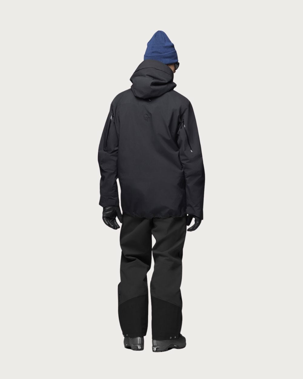Mens Norrøna Lofoten Gore-Tex Pro Plus Jacket - Caviar Black Jackets Norrøna