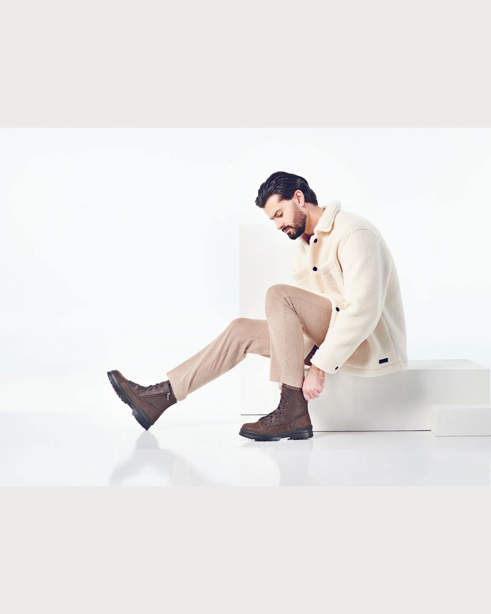 Mens Olang Vick Boots - Caffe Footwear Olang