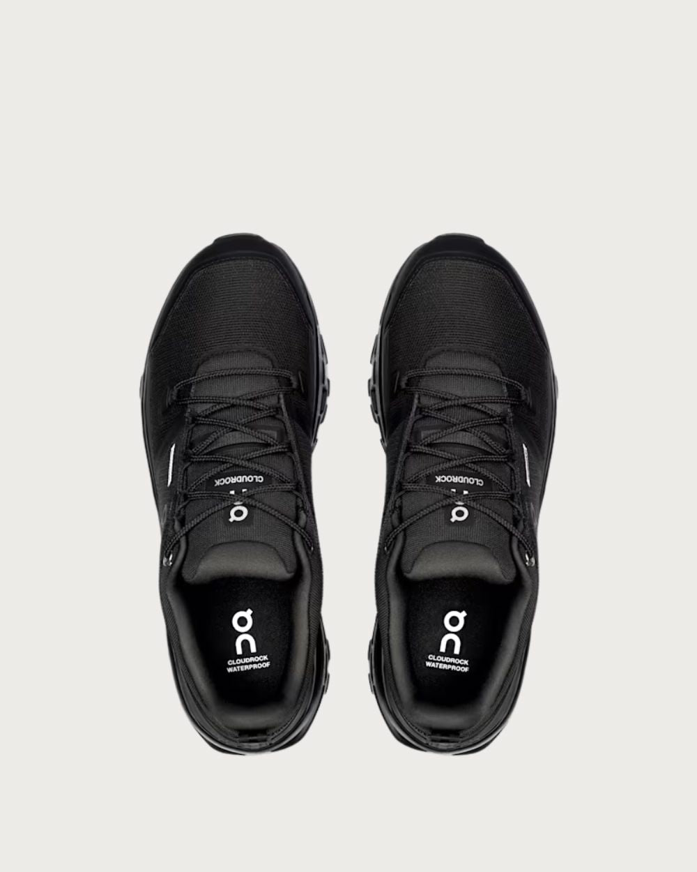 Mens On Cloudrock Low Waterproof Boot - Black Footwear On Running