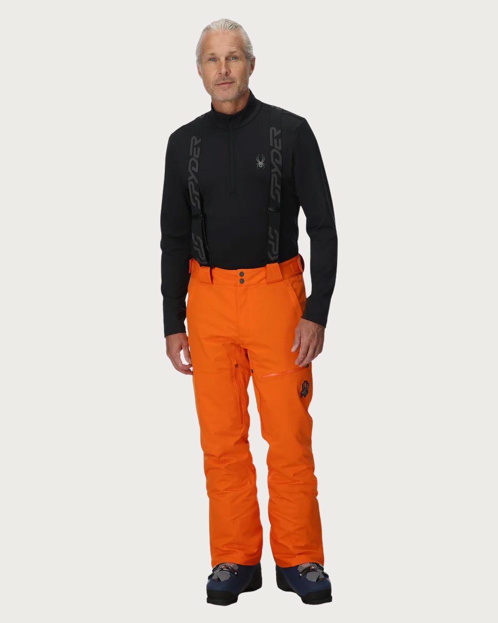 Mens Spyder Dare Pant - Flash Orange Pants Spyder