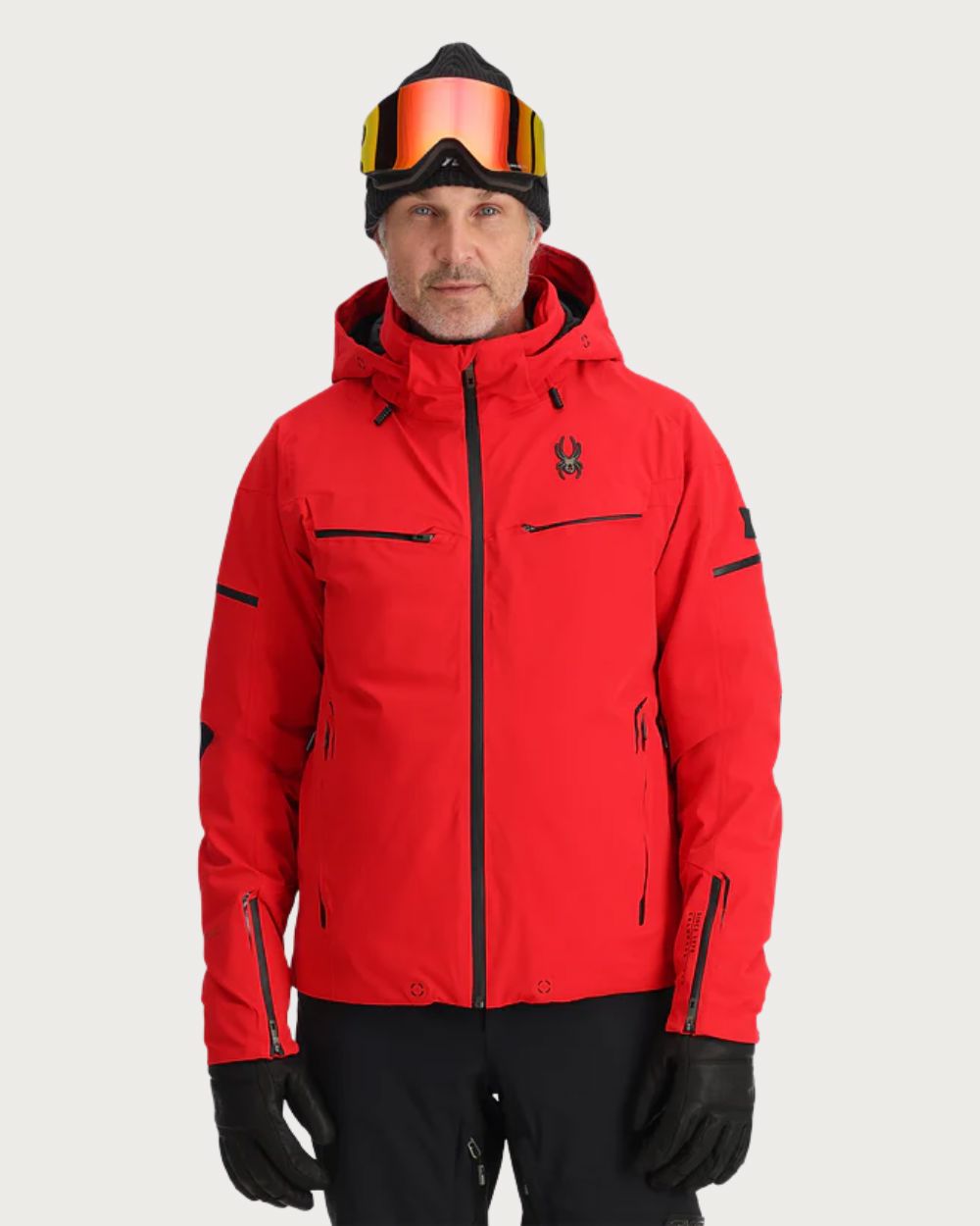 Mens Spyder Monterosa Jacket - Spyder Red Jackets Spyder