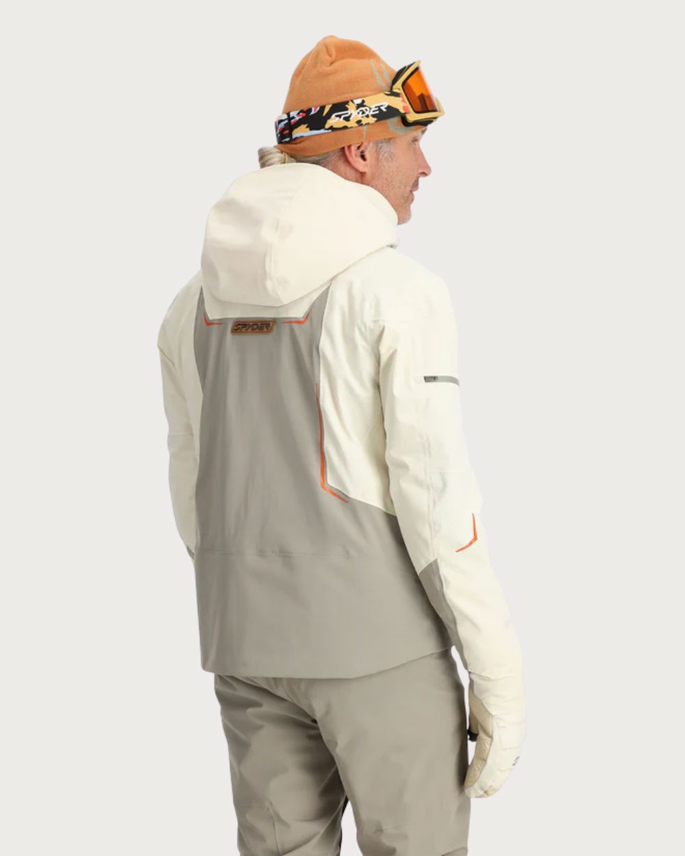 Mens Spyder Monterosa Jacket - Vanilla Jackets Spyder
