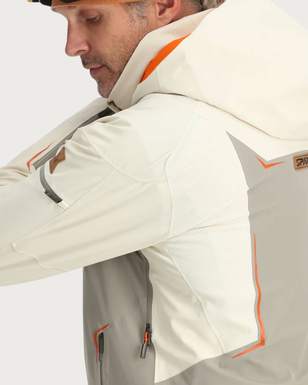 Mens Spyder Monterosa Jacket - Vanilla Jackets Spyder